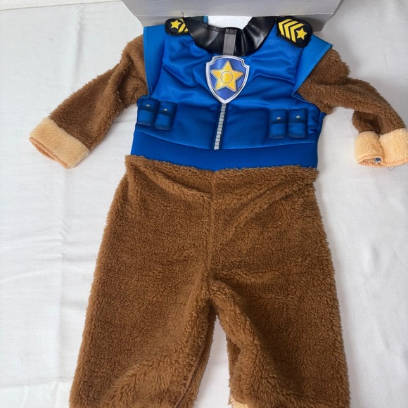 Disguise Paw Patrol Chase Deluxe Toddler Costume Blue Brown 12 18 Months - Picture 3 of 7